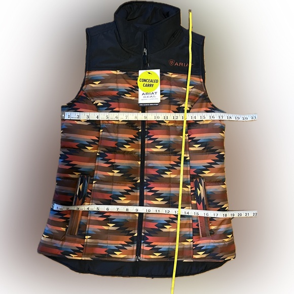 NWT Ariat Crius Insulated Vest-MIRAGE PRINT - Picture 5 of 11